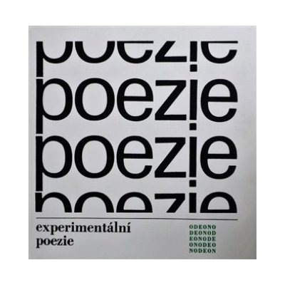 Experimentální poezie – Zboží Mobilmania