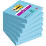 3M POSTIT Samolepicí bloček Super Sticky, modrá, 76 x 76 mm, 6x 90 listů, 3M POSTIT 7100263845 ,balení 540 ks – Hledejceny.cz