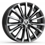 Škoda Trinity 7x18 5x112 ET43 black metallic – Hledejceny.cz