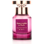 Abercrombie & Fitch Authentic Night parfémovaná voda dámská 30 ml – Hledejceny.cz