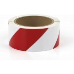 Flomat pravá výstražná páska 33 m x 5 cm Bílo-červená – Hledejceny.cz