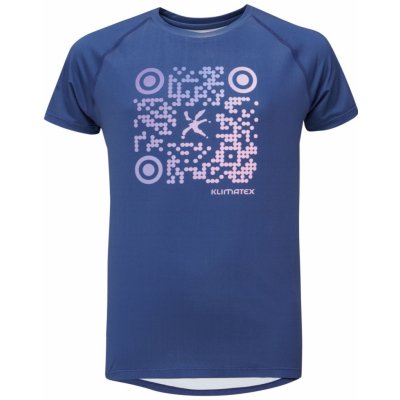 Dětské triko Klimatex Usain borůvková/lila – Sleviste.cz