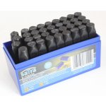 Razící matrice písmen a čísel, sada 36 ks, 10 mm - SATRA – Zboží Živě