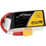 Tattu akumulátor LiPo 850mAh 14.8V 75C 4S1P XT60 plug – Zboží Dáma