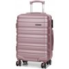 Cestovní kufr Worldline 628 růžová světle 40 l