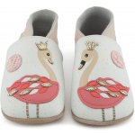 Lait et Miel Kožené capáčky s plameňáky Bílá – Zboží Mobilmania