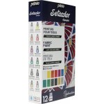 Pébéo Setacolor Shimmer barvy na textil 12 x 20 ml Discovery – Zboží Dáma