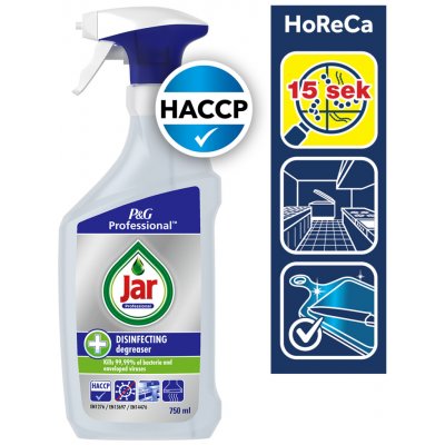 Jar Professional Dezinfekční odmašťovač pro kontakt s potravinami 750 ml – Hledejceny.cz