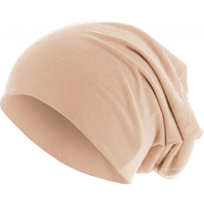 Čepice Jersey Beanie cappuccino krémová růžová – Hledejceny.cz