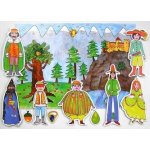 Marionetino Loutky a kulisy k pohádce Dlouhý, široký a bystrozraký – Zboží Dáma