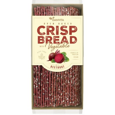 Danvita Křehké pšeničné plátky z červené řepy 130 g – Zboží Mobilmania