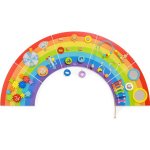 Viga senzorická a manipulační deska duha – Sleviste.cz