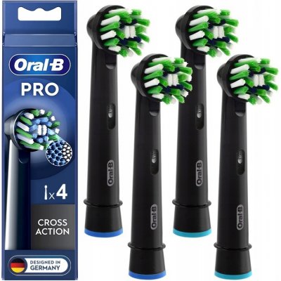 Oral-B Cross Action Black 4 ks – Zboží Dáma