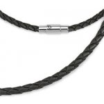 Šperky4U Kožená splétaná šňůrka černá LR1126-40 – Sleviste.cz