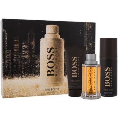 Hugo Boss The Scent EDT 100 ml + deospray 150 ml + sprchový gel 100 ml dárková sada