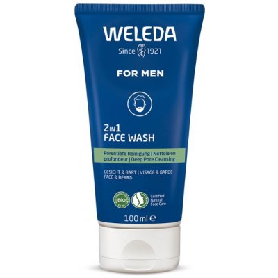 Weleda For Men 2v1 Čistící gel na obličej a vousy 100 ml – Zbozi.Blesk.cz