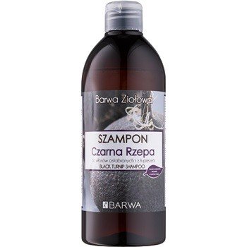 Barwa Herbal Black Turnip šampon proti lupům pro oslabené vlasy 480 ml