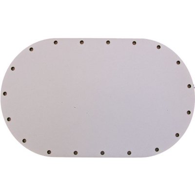 sololak bílý ovál 18x11cm s otvory 22B1811V – Zboží Dáma