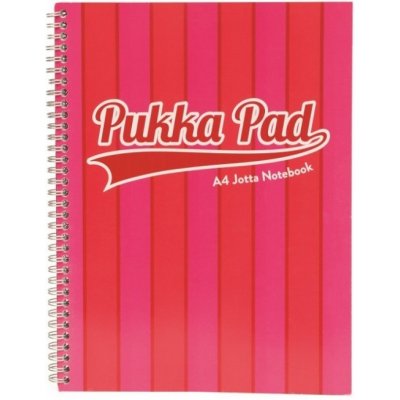 Pukka Pad Spirálový blok Jotta A4 růžový 200 listů