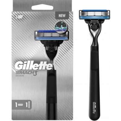 Gillette Mach3 Charcoal + 2 ks hlavic – Zboží Dáma