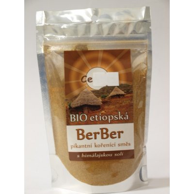 BerBer Etiopská Bio pikantní kořenící směs s himalájskou solí 120 g – Zboží Dáma