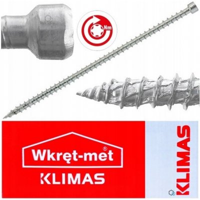 Vruty do dřeva Klimas Wkręt-Met 10 x 400 mm 25 ks – Hledejceny.cz