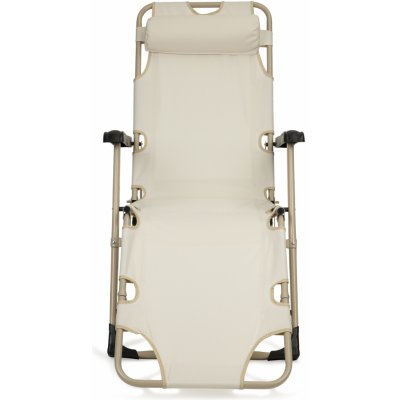 ModernHome Skládací lehátko 2v1 ZRL010F béžová – Zboží Dáma