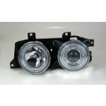 BMW E32 86-94 Přední světla ANGEL EYES provedení CHROM