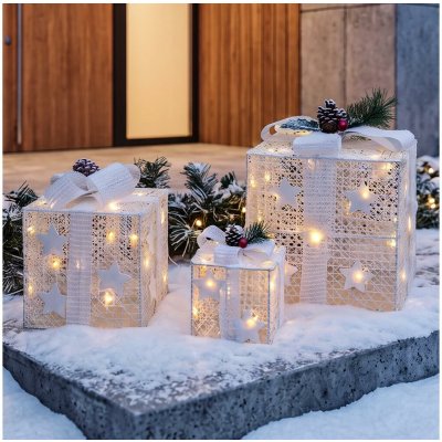 BRILAGI - SADA 3x LED Venkovní vánoční dekorace LED/230V IP44 dárky 1V1151-OEM1 – Hledejceny.cz