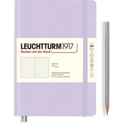 Leuchtturm1917 Medium A5 Softcover Tečkovaný zápisník Lilac