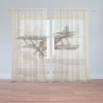 Sablio Záclony Historický dvouplošník Vintage: 2ks 150x250cm – Hledejceny.cz