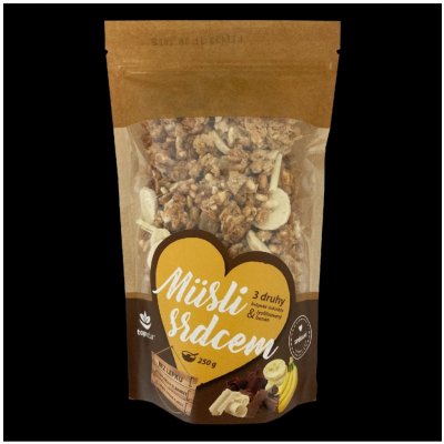 Topnatur s.r.o. Müsli Trio čokolády a banán 250 g – Hledejceny.cz