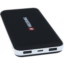 Swissten BLACK CORE SLIM POWER BANK 15000 mAh USB-C INPUT