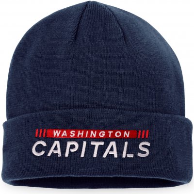Fanatics Zimní čepice Washington Capitals Authentic Pro Game & Train Cuffed Knit Athletic Navy