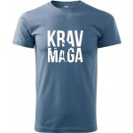 Nápis Krav Maga klasické pánské triko denim – Hledejceny.cz