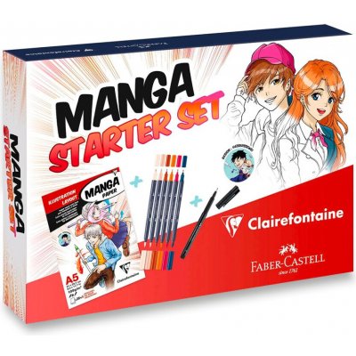 Faber-Castell Sada na kresbu Manga Starter Set – Sleviste.cz