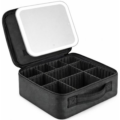 Verk 27522 kosmetický kufřík organizér na kosmetiku černý – Hledejceny.cz