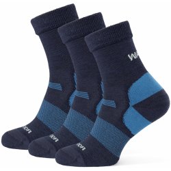 Warg pánské ponožky Merino Hike M 3-pack modrá