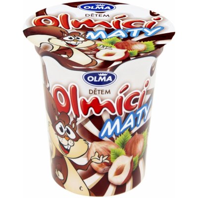 Olma Olmíci Maty smetanová přesnídávka s kakaem a oříšky 110 g – Zboží Dáma