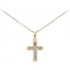 Přívěsky Beny Jewellery Zlatý Přívěsek Kříž s Ježíšem Kristem 7151712