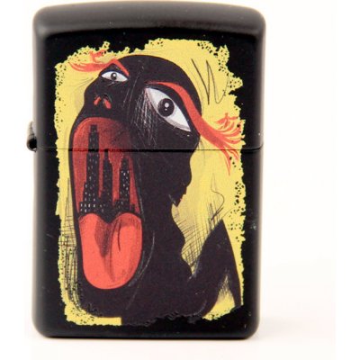 ZIPPO schwarz color cAbstract Mouthc – Hledejceny.cz