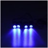 Exteriérové osvětlení Stualarm LED rampa 419mm, modrá, magnet, 12-24V raptor911blu