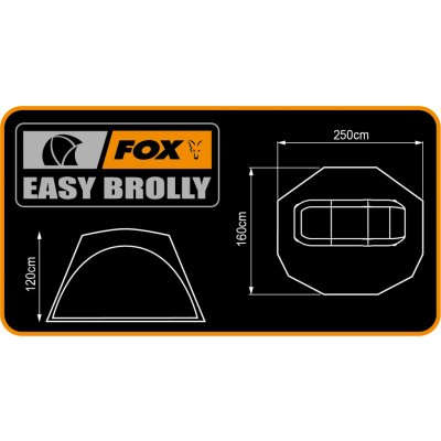 Fox Přístřešek Easy Brolly – Zboží Mobilmania