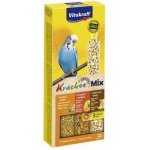 Vitakraft KRÄCKER tyčinky MIX ANDULKA med & pomeranč & popkorn 90 g – Zboží Dáma