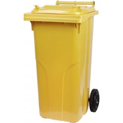 J.A.D. Tools popelnice plastová, 240L, žlutá