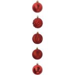 Christmas decoration Vánoční dekorace PLASTOVÉ DEKORATIVNÍ KOULE 6CM SADA 35 KS ČERVENÉ – Hledejceny.cz