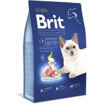 Brit Premium by Nature Cat Sterilized Lamb 8 kg