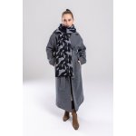 Hnědá pletená dámská šála – Zboží Dáma