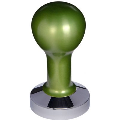 Buna Café Tamper kov zelený, nerez lesk, konvexní 58,35 mm – Sleviste.cz