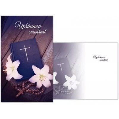 MFP Přání kondolenční M13 067 O s textem – Zboží Dáma